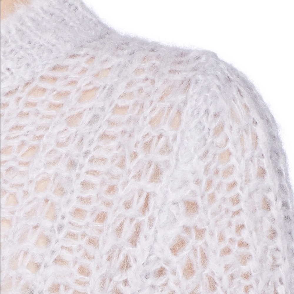 Sandro Stage mohair open knit sweater - Picture 3 of 8